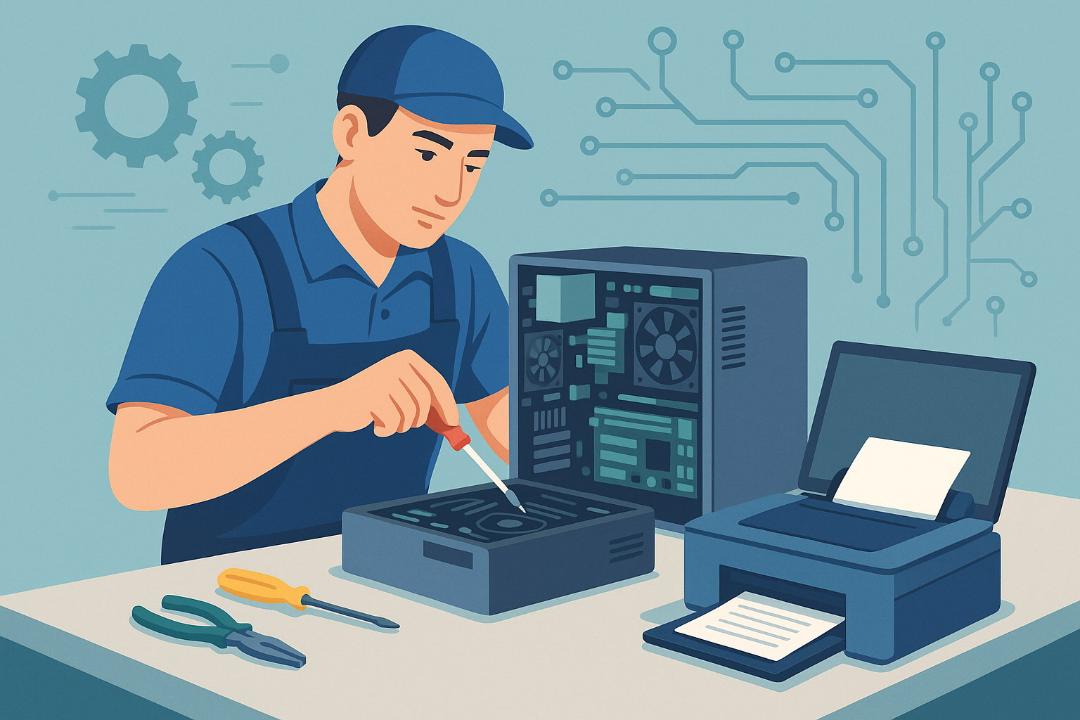 Mantenimiento y reparación de equipos