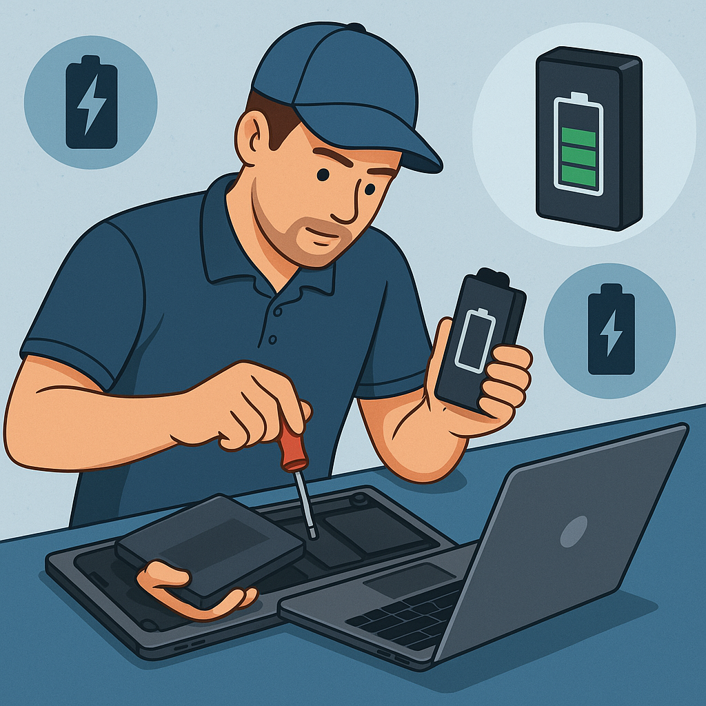 Sustitución de baterías y servicio a domicilio